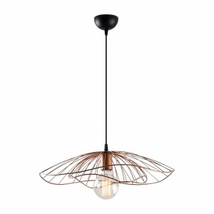 ΦΩΤΙΣΤΙΚΟ ΟΡΟΦΗΣ ΜΕΤΑΛΛΙΚΟ ΚΡΕΜΑΣΤΟ ΜΠΡΟΝΖΕ  Φ50x111