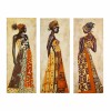 ΠΙΝΑΚΑΣ ΤΡΙΠΤΥΧΟ MDF AFRICAL STYLE WOMEN 60X0,3X50 εκ.