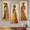 ΠΙΝΑΚΑΣ ΤΡΙΠΤΥΧΟ MDF AFRICAL STYLE WOMEN 60X0,3X50 εκ.