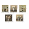 ΠΙΝΑΚΑΣ ΠΕΝΤΑΠΤΥΧΟ MDF ROMANTIC FLOWERS  75X0,3X15 εκ.