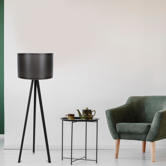 ΦΩΤΙΣΤΙΚΟ ΕΠΙΔΑΠΕΔΙΟ ΞΥΛΙΝΟ ΜΕ ΜΑΥΡΟ ΠΟΔΙΑ ΚΑΙ ΜΑΥΡΟ ΚΑΠΕΛΟ HM7272.18