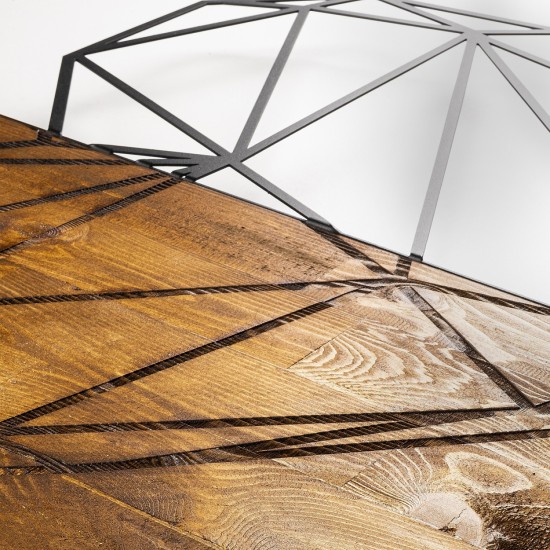 ΔΙΑΚΟΣΜΗΤΙΚΟ ΤΟΙΧΟΥ ΞΥΛΙΝΟ ΜΕ ΜΕΤΑΛΛΙΚΗ ΚΑΡΔΙΑ 58Χ58 HM7219