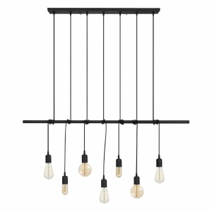 ΦΩΤΙΣΤΙΚΟ ΟΡΟΦΗΣ 7ΦΩΤΟ ΜΕΤΑΛΛΙΚΟ ΜΑΥΡΟ 120Χ10Χ180 