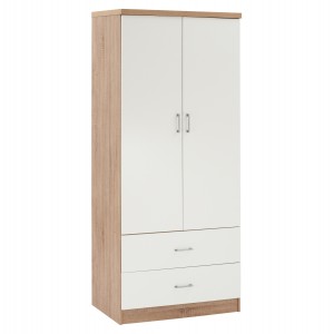 ΝΤΟΥΛΑΠΑ 2ΦΥΛΛΗ ME 2 ΣΥΡΤΑΡΙΑ SONAMA-ΛΕΥΚΗ 80Χ42,5Χ180,5Υ εκ.