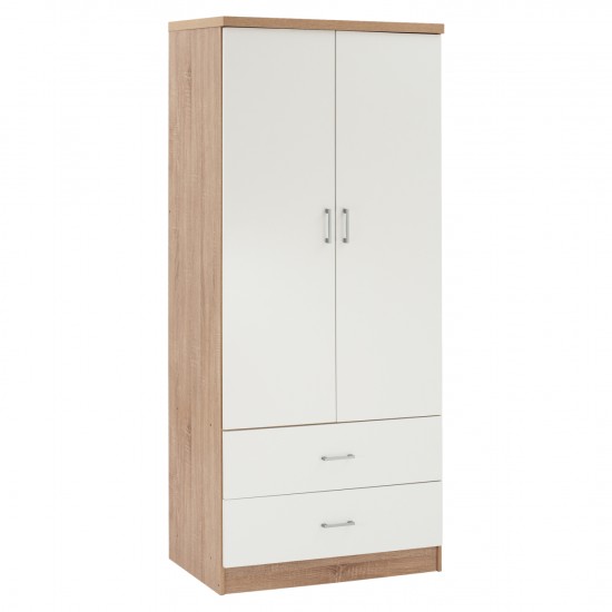 ΝΤΟΥΛΑΠΑ 2ΦΥΛΛΗ ME 2 ΣΥΡΤΑΡΙΑ HM338.06 SONAMA-ΛΕΥΚΗ 80Χ42,5Χ180,5Υ εκ.