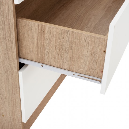 ΝΤΟΥΛΑΠΑ 2ΦΥΛΛΗ ME 2 ΣΥΡΤΑΡΙΑ HM338.06 SONAMA-ΛΕΥΚΗ 80Χ42,5Χ180,5Υ εκ.