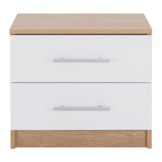 ΚΟΜΟΔΙΝΟ ΜΕΛΑΜΙΝΗΣ  SONAMA - ΛΕΥΚΟ 48x40,5x41,5 εκ.