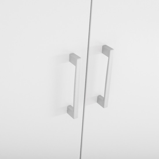 ΝΤΟΥΛΑΠΑ 3ΦΥΛΛΗ ME 2 ΣΥΡΤΑΡΙΑ  SONAMA - ΛΕΥΚO 89x42,5x181 εκ.