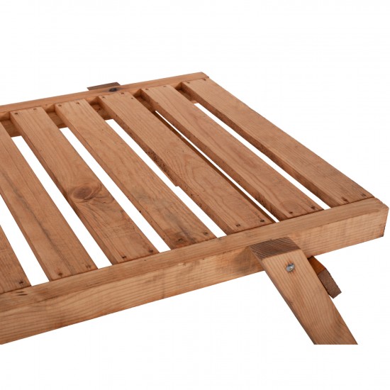 ΞΑΠΛΩΣΤΡΑ ΕΠΑΓΓΕΛΜΑΤΙΚΗ JULES ΦΥΣΙΚΗ ΑΠΟ ΞΥΛΟ ΕΛΑΤΗΣ 73x194x84,5Υ εκ.