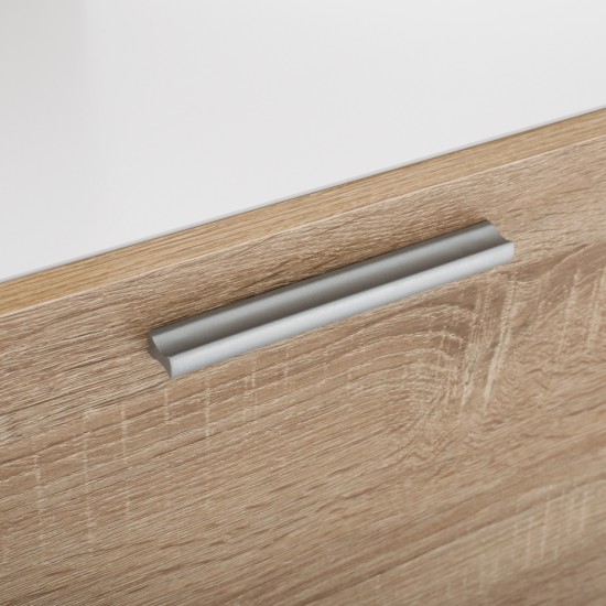 ΕΠΙΠΛΟ ΕΙΣΟΔΟΥ ΜΕ ΡΑΦΙΑ & ΚΑΘΡΕΠΤΗ ILIANA  ΛΕΥΚΟ-SONAMA 125,5x37,5x166,5 εκ.-επιπλο εισοδου-