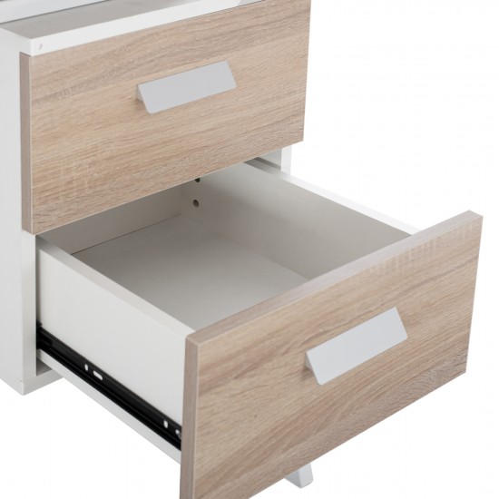 ΓΡΑΦΕΙΟ SONAMA ΜΕ ΛΕΥΚΟ ΣΚΕΛΕΤΟ  120X60X76εκ.-ΓΡΑΦΕΙΟ-ΜΕΤΑΛΛΟ-ΜΕΛΑΜΙΝΗ-ΛΕΥΚΟ SONOMA-