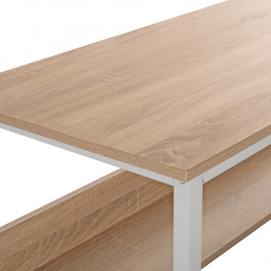 ΓΡΑΦΕΙΟ SONAMA ΜΕ ΛΕΥΚΟ ΜΑΤ ΣΚΕΛΕΤΟ 120X50X75εκ.