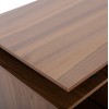 ΓΡΑΦΕΙΟ ΜΕΛΑΜΙΝΗΣ STATUS  WALNUT 120Χ55Χ76 εκ.-γραφειο-ΚΑΡΥΔΙ ΓΡΑΦΕΙΟ-