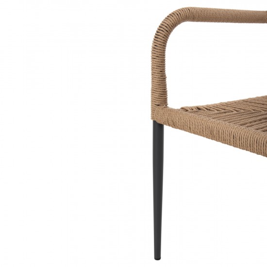 ΠΟΛΥΘΡΟΝΑ ΑΛΟΥΜΙΝΙΟΥ ΓΚΡΙ ΜΕ ΠΛΕΞΗ RATTAN 57Χ63Χ82εκ.-ΠΟΛΥΘΡΟΝΑ ΕΞΩΤΕΡΙΚΟΥ ΧΩΡΟΥ-ΠΟΛΥΘΡΟΝΑ ΑΛΟΥΜΙΝΙΟΥ ΜΕ ΣΧΟΙΝΙ-