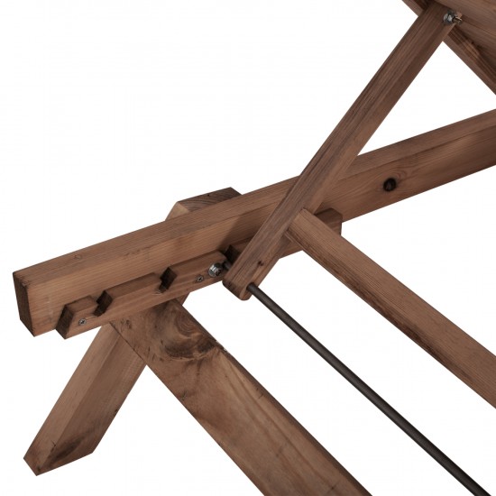 ΞΑΠΛΩΣΤΡΑ ΕΠΑΓΓΕΛΜΑΤΙΚΗ ΞΥΛΟ ΕΛΑΤΗΣ ΣΕ ΚΑΡΥΔΙ ΑΠΟΧΡΩΣΗ 73x194x29-84,5Υ εκ.