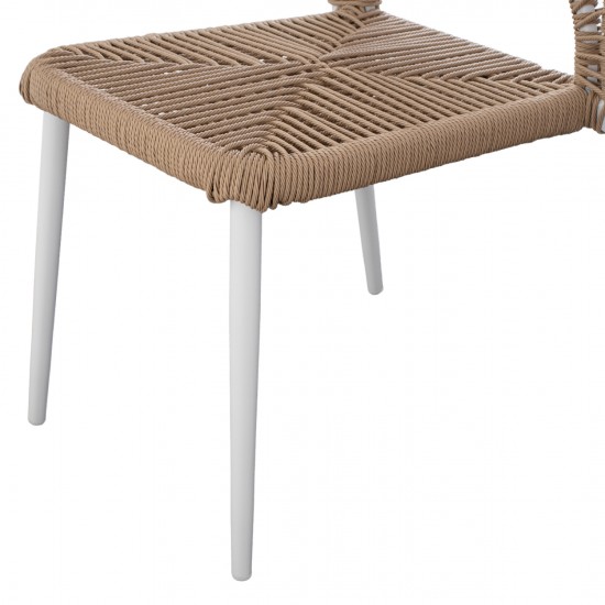 ΚΑΡΕΚΛΑ ΑΛΟΥΜΙΝΙΟΥ ΛΕΥΚΗ ΜΕ ΣΧΟΙΝΙ PE ΜΠΕΖ  45x63x82Υ εκ.-ΚΑΡΕΚΛΑ ΕΞΩΤΕΡΙΚΟΥ ΧΩΡΟΥ-ΚΑΡΕΚΛΑ ΑΛΟΥΜΙΝΙΟΥ ΜΕ ΣΧΟΙΝΙ-ΚΑΡΕΚΛΑ ΛΕΥΚΗ ΜΕ ΜΠΕΖ-