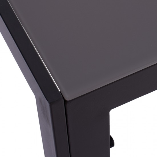 ΤΡΑΠΕΖΙ ΜΕΤΑΛΛΙΚΟ ΟΡΘΟΓΩΝΙΟ ΓΚΡΙ ΜΕ ΓΥΑΛΙ ΓΚΡΙ 150X90Χ75Υεκ.-ΤΡΑΠΕΖΙ ΕΞΩΤΕΡΙΚΟΥ ΧΩΡΟΥ-ΜΕΤΑΛΛΟ ΓΥΑΛΙ-ΓΚΡΙ ΜΕΤΑΛΛΙΚΟ ΤΡΑΠΕΖΙ-