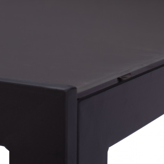 ΤΡΑΠΕΖΙ ΜΕΤΑΛΛΙΚΟ ΟΡΘΟΓΩΝΙΟ ΓΚΡΙ ΜΕ ΓΥΑΛΙ ΓΚΡΙ 150X90Χ75Υεκ.-ΤΡΑΠΕΖΙ ΕΞΩΤΕΡΙΚΟΥ ΧΩΡΟΥ-ΜΕΤΑΛΛΟ ΓΥΑΛΙ-ΓΚΡΙ ΜΕΤΑΛΛΙΚΟ ΤΡΑΠΕΖΙ-