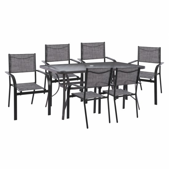 ΣΕΤ ΤΡΑΠΕΖΑΡΙΑΣ ΟΡΘΟΓΩΝΙΟ ΣΕ ΧΡΩΜΑ ΓΚΡΙ-ΕΞΩΤΕΡΙΚΟΥ ΧΩΡΟΥ-ΣΕΤ ΤΡΑΠΕΖΑΡΙΑΣ-ΜΕΤΑΛΛΟ ΑΛΟΥΜΙΝΙΟ-ΓΚΡΙ-