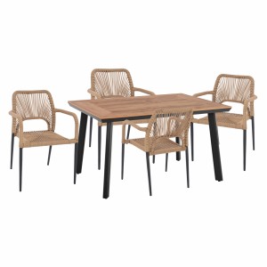 ΣΕΤ ΤΡΑΠΕΖΑΡΙΑΣ ΑΝΘΡΑΚΙ ΜΕ ΓΚΡΙ ΚΑΡΕΚΛΕΣ