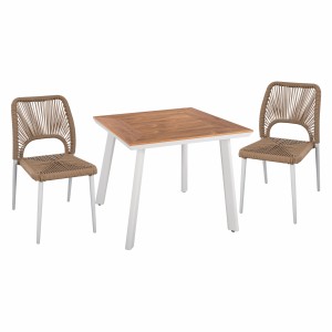 ΣΕΤ ΤΡΑΠΕΖΑΡΙΑΣ ΑΛΟΥΜΙΝΙΟΥ ΛΕΥΚΗ 