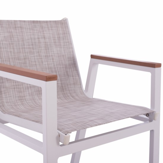 ΣΚΑΜΠΟ ΜΠΑΡ ΑΛΟΥΜΙΝΙΟΥ ΛΕΥΚΟ ΜΕ POLYWOOD 52 x 58 x 108 εκ.-ΣΚΑΜΠΟ ΜΠΑΡ-ΑΛΟΥΜΙΝΙΟ POLYWOOD-ΛΕΥΚΟ-