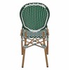 ΚΑΡΕΚΛΑ ΑΛΟΥΜΙΝΙΟΥ BAMBOO LOOK ΜΕ WICKER ΠΡΑΣΙΝΟ ΛΕΥΚΟ 47x55x98 εκ.-ΚΑΡΕΚΛΑ ΕΞΩΤΕΡΙΚΟΥ ΧΩΡΟΥ-WICKER-RATTAN-ΠΡΑΣΙΝΟ-ΑΛΟΥΜΙΝΙΟ-