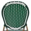 ΚΑΡΕΚΛΑ ΑΛΟΥΜΙΝΙΟΥ BAMBOO LOOK ΜΕ WICKER ΠΡΑΣΙΝΟ ΛΕΥΚΟ 47x55x98 εκ.-ΚΑΡΕΚΛΑ ΕΞΩΤΕΡΙΚΟΥ ΧΩΡΟΥ-WICKER-RATTAN-ΠΡΑΣΙΝΟ-ΑΛΟΥΜΙΝΙΟ-
