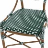ΚΑΡΕΚΛΑ ΑΛΟΥΜΙΝΙΟΥ BAMBOO LOOK ΜΕ WICKER ΠΡΑΣΙΝΟ ΛΕΥΚΟ 47x55x98 εκ.-ΚΑΡΕΚΛΑ ΕΞΩΤΕΡΙΚΟΥ ΧΩΡΟΥ-WICKER-RATTAN-ΠΡΑΣΙΝΟ-ΑΛΟΥΜΙΝΙΟ-