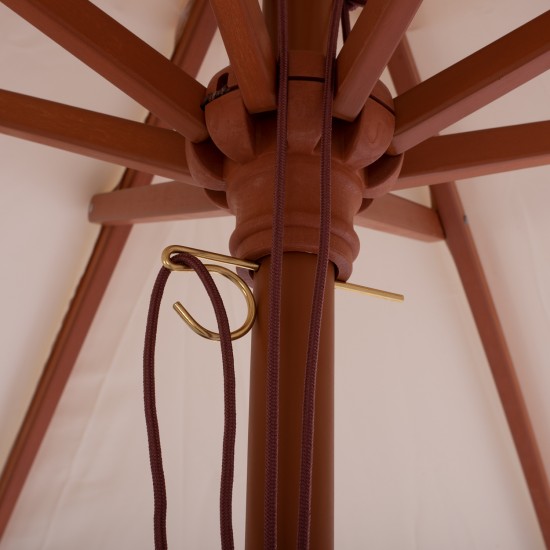 ΟΜΠΡΕΛΑ ΕΠΑΓΓΕΛΜΑΤΙΚΗ  Φ225 ΜΠΕΖ ΜΕ ΞΥΛΙΝΟ ΣΚΕΛΕΤΟ H.2.5Μ