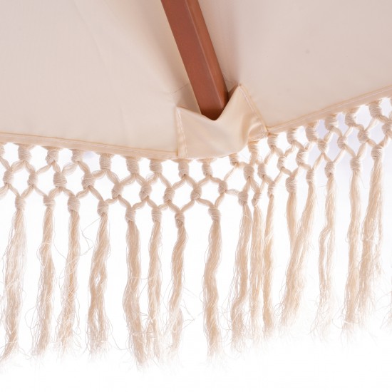 ΟΜΠΡΕΛΑ ΕΠΑΓΓΕΛΜΑΤΙΚΗ  Φ225 ΜΠΕΖ ΜΕ ΞΥΛΙΝΟ ΣΚΕΛΕΤΟ H.2.5Μ