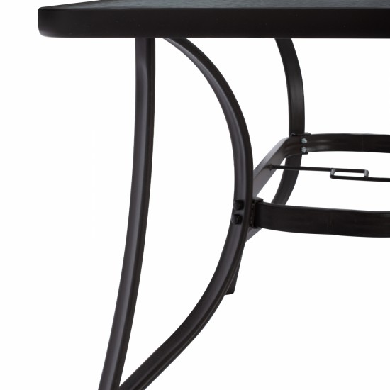 ΤΡΑΠΕΖΙ BRAVO 120Χ70Χ72Υεκ.ΜΕΤΑΛΛΙΚΟ ΚΑΦΕ ΓΥΑΛΥ ΕΠΙΦΑΝΕΙΑ ΜΕ ΤΡΥΠΑ ΟΜΠΡΕΛΑΣ-ΤΡΑΠΕΖΙ-ΤΡΑΠΕΖΙ ΚΗΠΟΥ ΒΕΡΑΝΤΑΣ-ΜΕΤΑΛΛΟ-ΓΥΑΛΙ-ΚΑΦΕ-