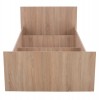 ΚΡΕΒΑΤΙ ADLER ΜΟΝΟ 90X200 SONAMA OAK 100x205x65 εκ.