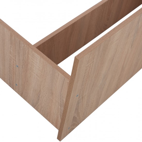 ΚΡΕΒΑΤΙ ADLER ΜΟΝΟ 90X200 SONAMA OAK 100x205x65 εκ.