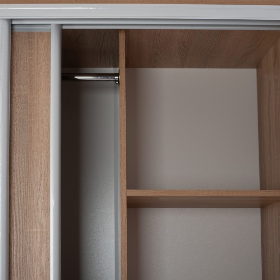 ΝΤΟΥΛΑΠΑ 3ΦΥΛΛΗ ΣΥΡΟΜΕΝΗ ΜΕ ΚΑΘΡΕΠΤΗ SONAMA OAK   200X60X210Υεκ-ΝΤΟΥΛΑΠΑ-ΣΥΡΟΜΕΝΗ ΝΤΟΥΛΑΠΑ-ΜΕΛΑΜΙΝΗ-SONOMA OAK-