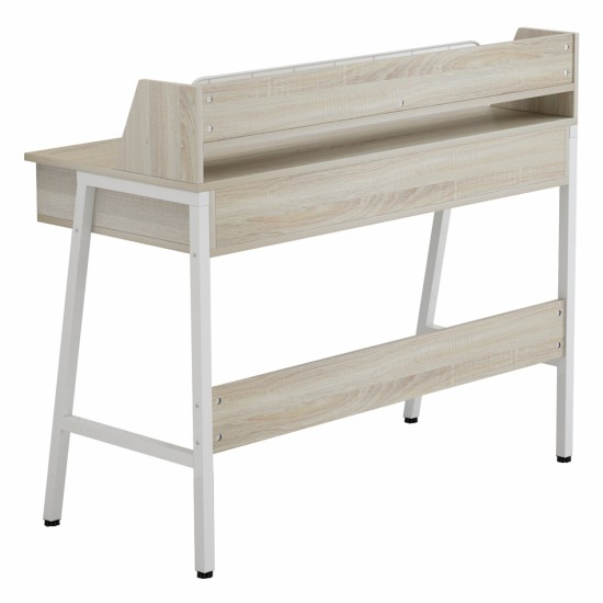 ΓΡΑΦΕΙΟ SONAMA-ΛΕΥΚΟ ΜΕ ΛΕΥΚΟ ΜΑΤ ΣΚΕΛΕΤΟ 104Χ48Χ89εκ.