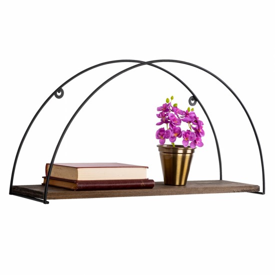 ΡΑΦΙ ΤΟΙΧΟΥ ΑΠΟ ΞΥΛΟ ΕΛΑΤΟΥ ΚΑΙ ΜΑΥΡΟ ΜΕΤΑΛΛΟ  60x15x30Υ εκ.-ΡΑΦΙ-ΞΥΛΟ ΕΛΑΤΟΥ-ΜΕΤΑΛΛΟ-ΜΑΥΡΟ-ΚΑΡΥΔΙ-