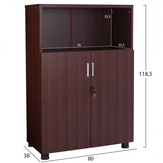 ΝΤΟΥΛΑΠΙ ΓΡΑΦΕΙΟΥ ΕΠΑΓΓΕΛΜΑΤΙΚΟ  WENGE 80x38x118,5