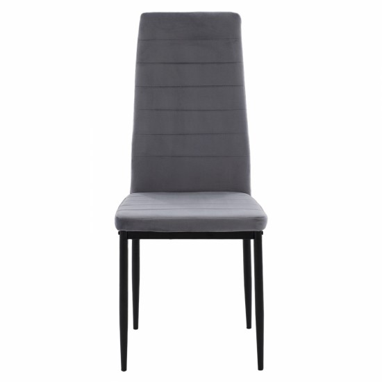 ΚΑΡΕΚΛΑ ΜΕΤΑΛΛΙΚΗ LADY ΓΚΡΙ ΒΕΛΟΥΔΟ ME ΜΕΤΑΛΛΙΚΟ ΣΚΕΛΕΤΟ K/D