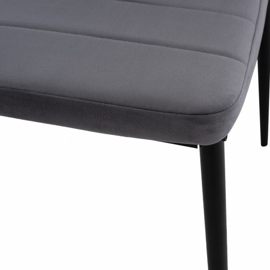 ΚΑΡΕΚΛΑ ΜΕΤΑΛΛΙΚΗ LADY ΓΚΡΙ ΒΕΛΟΥΔΟ ME ΜΕΤΑΛΛΙΚΟ ΣΚΕΛΕΤΟ K/D