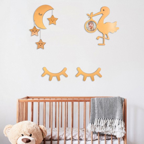 ΣΕΤ ΠΑΙΔΙΚΑ ΔΙΑΚΟΣΜΗΤΙΚΑ ΤΟΙΧΟΥ ΞΥΛΟ  50Χ35 εκ.