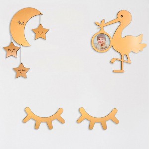 ΣΕΤ ΠΑΙΔΙΚΑ ΔΙΑΚΟΣΜΗΤΙΚΑ ΤΟΙΧΟΥ ΞΥΛΟ  50Χ35 εκ.