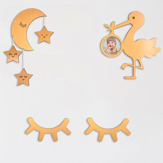 ΣΕΤ ΠΑΙΔΙΚΑ ΔΙΑΚΟΣΜΗΤΙΚΑ ΤΟΙΧΟΥ ΞΥΛΟ  50Χ35 εκ.