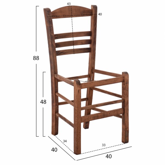 ΚΑΡΕΚΛΑ ΕΠΙΛΟΧΙΑ ΚΑΡΥΔΙ ΕΜΠΟΤΙΣΜΟΣ ΣΚΕΛΕΤΟΣ 40x40x88 εκ.