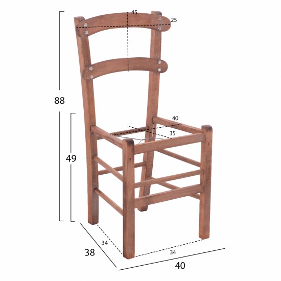 ΚΑΡΕΚΛΑ ΚΑΦΕΝΕΙΟΥ ΚΑΡΦΩΤΗ ΚΑΡΥΔΙ ΕΜΠΟΤΙΣΜΟΣ ΣΚΕΛΕΤΟΣ 40x38x88 εκ.