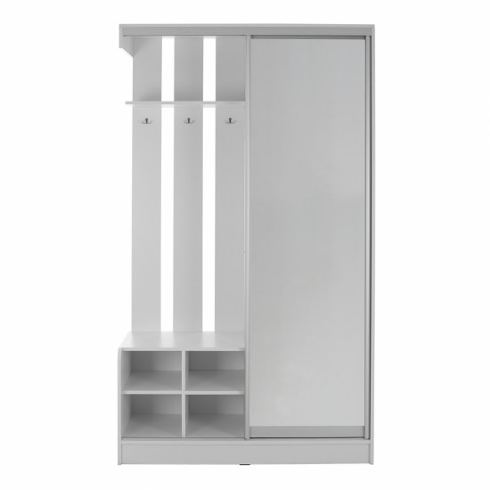 ΕΠΙΠΛΟ ΕΙΣΟΔΟΥ ΜΕ ΚΑΘΡΕΠΤΗ ΛΕΥΚΟ 118x45x210 εκ.