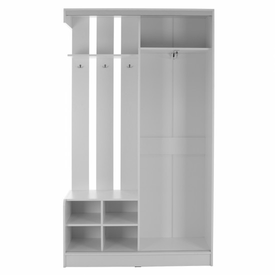 ΕΠΙΠΛΟ ΕΙΣΟΔΟΥ ΜΕ ΚΑΘΡΕΠΤΗ ΛΕΥΚΟ 118x45x210 εκ.