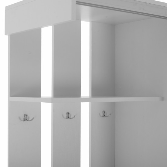 ΕΠΙΠΛΟ ΕΙΣΟΔΟΥ ΜΕ ΚΑΘΡΕΠΤΗ ΛΕΥΚΟ 118x45x210 εκ.