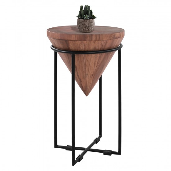 ΤΡΑΠΕΖΙ ΒΟΗΘΗΤΙΚΟ ZELIE ΑΠΟ ΜΑΣΙΦ ΚΟΡΜΟ ΑΚΑΚΙΑΣ Φ31X53Υ εκ.