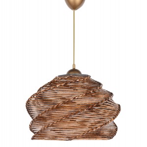 ΦΩΤΙΣΤΙΚΟ ΟΡΟΦΗΣ ΚΡΕΜΑΣΤΟ ΑΠΟ ΞΥΛΟ ΚΑΙ BAMBOO ΚΑΡΥΔΙ 32x32x65Υ εκ.